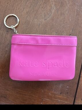 Kate Spade Pink Coin Purse With Keyring